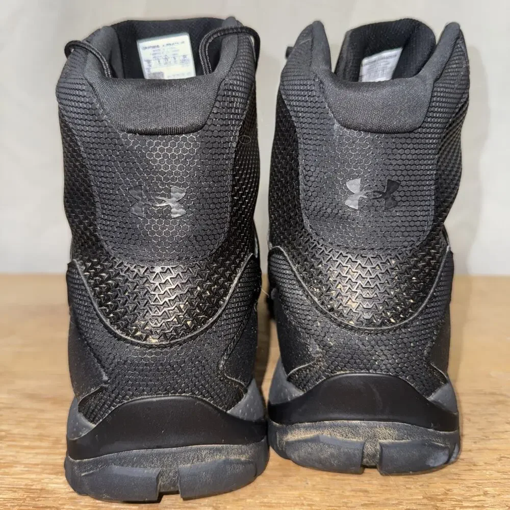 Under Armour Valsetz Tactical Boots Black Men’s 14 Combat Hiking
